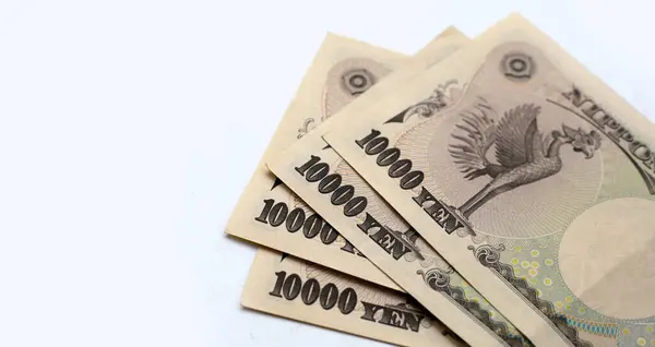 Japonská Bankovka 10000 Jenů Japonské Peníze Royalty Free Stock Obrázky
