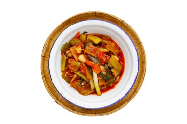 Kimchi Kore yemeği, salatalık kimchi.