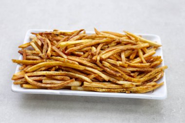 Crispy banana sticks. Fruit snack