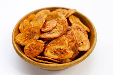 Çıtır muz cipsi. Meyve çerezi.