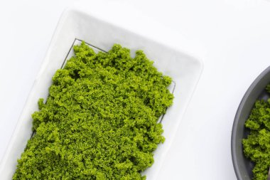 Wolffia globosa veya bataklık yosunu, su yemeği