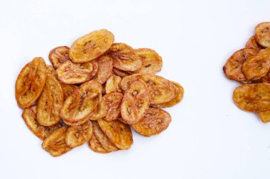 Çıtır muz cipsi. Meyve çerezi.