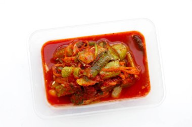 Kimchi Kore yemeği, salatalık kimchi.