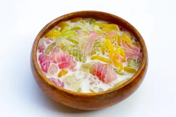 stock image Thai dessert in coconut milk