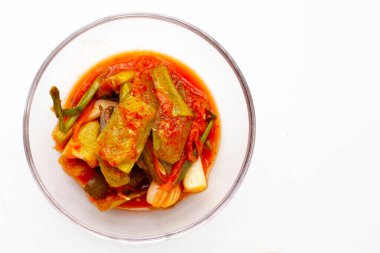 Kimchi Kore yemeği, salatalık kimchi.