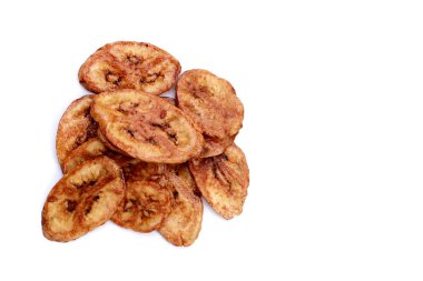 Çıtır muz cipsi. Meyve çerezi.