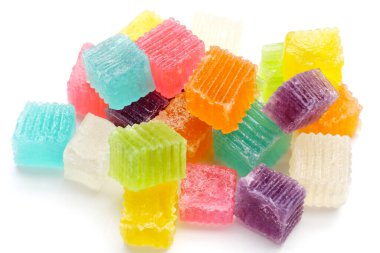 Renkli çıtır jöle. Thai tatlı tatlı tatlı