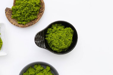 Wolffia globosa veya bataklık yosunu, su yemeği