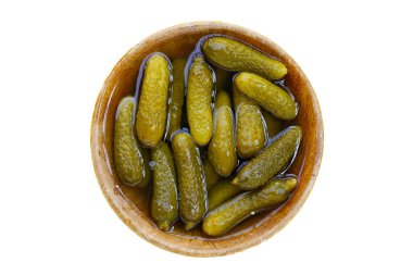 Lezzetli salatalık turşusu. Mayalanmış sebze