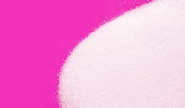 Mavi arkaplanda beyaz şeker.