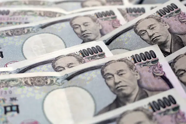 stock image Ten Thousand Yen Bills, Japanese Yen Notes