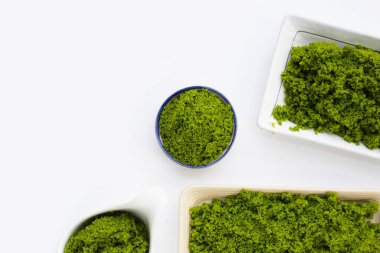 Wolffia globosa veya bataklık yosunu, su yemeği