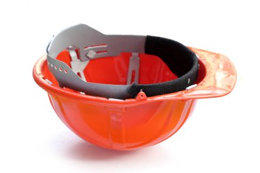 Beyaz arkaplanda inşaat başlıkları.