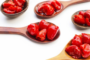 Peppadew Peppers, Güney Afrika biberi turşusu.