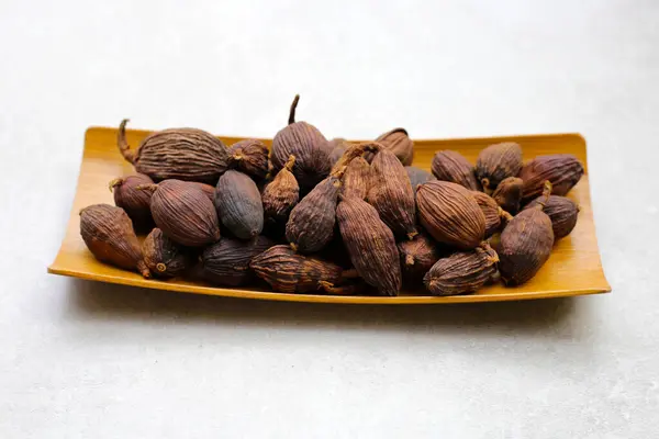 stock image Black Cardamom or Greater Cardamom