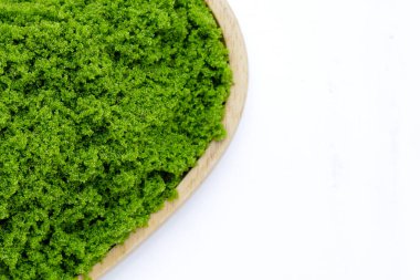 Wolffia globosa veya bataklık yosunu, su yemeği