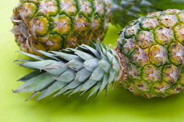 Taze taze ananas, sulu tropikal meyve