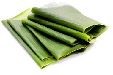 yeşil muz yaprakları