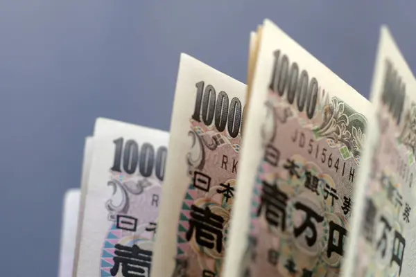 stock image Ten Thousand Yen Bills, Japanese Yen Notes