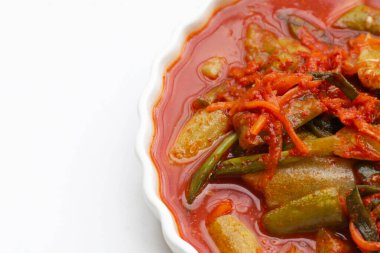 Kimchi Kore yemeği, salatalık kimchi.