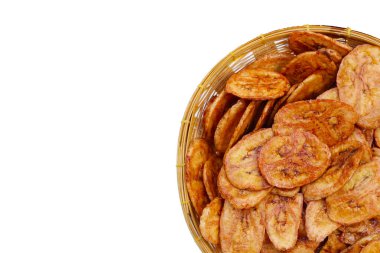 Çıtır muz cipsi. Meyve çerezi.