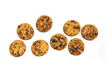 nori yosun ile Japon pirinç kraker