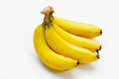 Beyaz arkaplanda muz.
