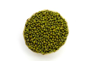 Mung bean on white background. clipart