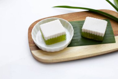 Pandan ve hindistan cevizi reçeli. Tayland Tatlıları.