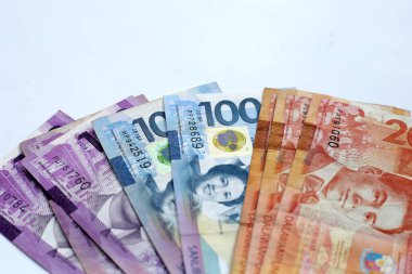 Filipin parası, Banknotlar beyaz üzerine