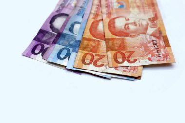 Filipin parası, Banknotlar beyaz üzerine