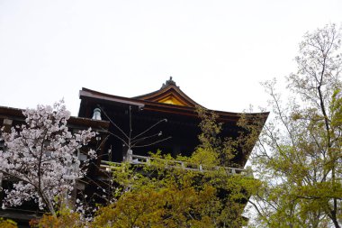 Kyoto, Japonya 'daki kiyomizu-dera tapınağı.