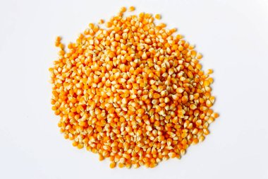 Sarı ham patlamamış patlamış mısır çekirdekleri