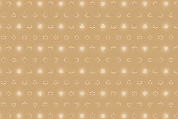 Patrón Sin Costuras Estrellas Blancas Combinado Con Contornos Blancos Estrellas — Archivo Imágenes Vectoriales