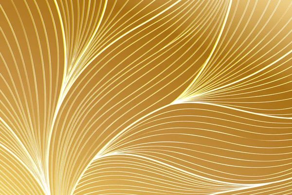 Игра Белые Линии Теплом Золотом Фоне Подходит Качестве Фона Дизайна — стоковый вектор