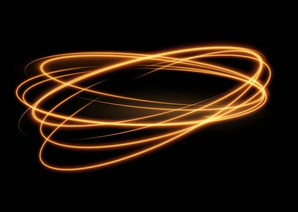 Spiral Effect Sparkle Magic Swirls Energy Light Spiral Spin Twirls — Stock Vector
