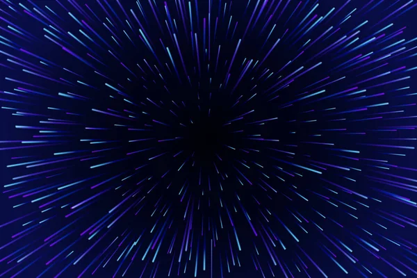 Light Speed Illumination Glowing Effect Background Print Galaxy Cosmos Theme — Stock Vector