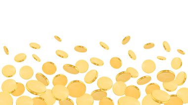 Gerçekçi boş paraların para akışı, tasarruf ve kazancın sembolü, kâr geçmişi. Vektör yatırımı veya maaş artışı, mali varlıklar mevduat ve çıkarlar. Refah ve zenginlik