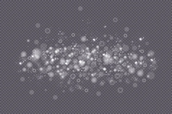 Textuur Glitter Bokeh Effect Gloeiende Glans Gedefocuste Achtergrond Vector Illustratie — Stockvector