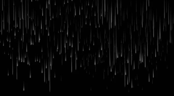 Downpour Raining Weather Raindrops Heavy Rain Realistic Illustration Storm Shower — Stock Vector