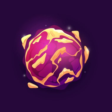 Bulutlu ya da sisli yuvarlak küre. Oyun tasarımı için vektör izole edilmiş fütüristik ya da fantezi enerji topu. Sihirli ya da sisli ruhani küre. Gizemli gök cismi ya da dokusu olan gezegen.