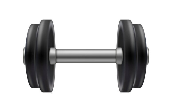 Бодибилдинг и тренажерный зал. Векторная изолированная штанга для бодибилдеров и растущих мышц. Реалистичная плата за тренировки и упражнения, тренировки и ограничения толчка. Спортивное время, большой вес