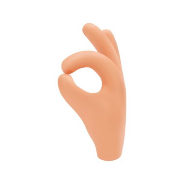 Sözlü olmayan iletişim, izole edilmiş el hareketi tamam gösteriyor vektör onayı ya da kabul, anlaşma ve pozitiflik ifadesi. Kollarını hareket ettirerek tatmin olduğunu gösteriyorsun.