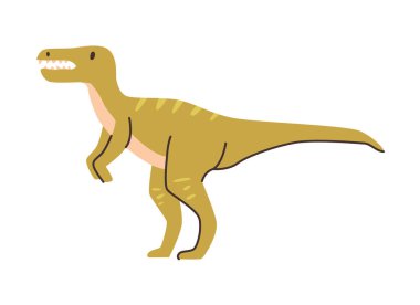 Zorba kertenkele kral ya da Tyranosaurus, tırtıklı dişleri, küçük kolları ve sağlam bacakları olan izole etobur dinozor yaratık. Kretase döneminden kalma vektör uç yırtıcı, tarih öncesi sürüngen.