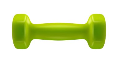 Egzersiz ve formda kalmak için dambıllar. Vektör, kas geliştirme, vücut geliştirme ve eğitim kursları için gerçekçi halterleri izole etti. Sporcular ve sporcular için spor aletleri