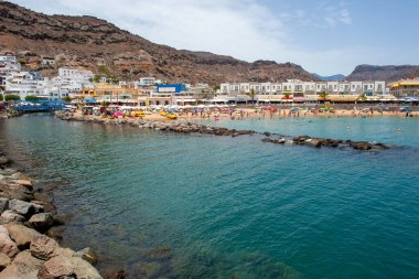 Playa de Mogan Kanarya adasında Büyük Kanarya