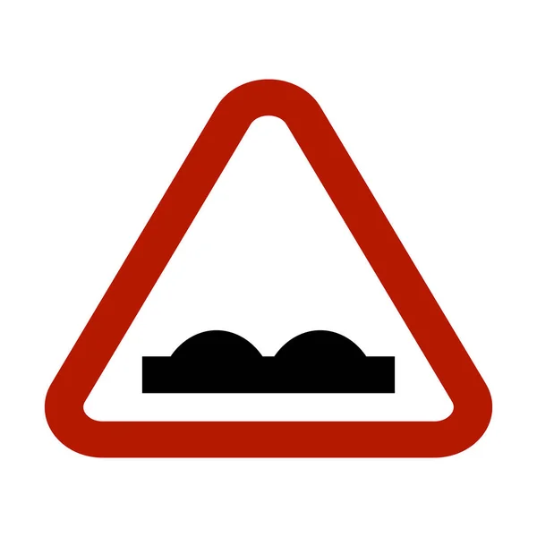 Znak Drogowy Dla Nierównej Drogi Przed Nami — Zdjęcie stockowe