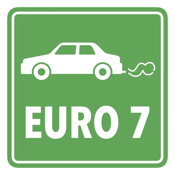 Annuncio Delle Norme Sulle Emissioni Euro Veicoli — Foto Stock