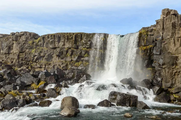 Vista Del Parque Nacional Thingvellir Islandia — Foto de Stock