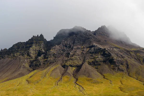Dramatische Berggipfel Auf Der Halbinsel Snaefellsnes Island — Stockfoto